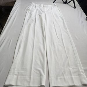 Banana Republic White Wide Leg Pants